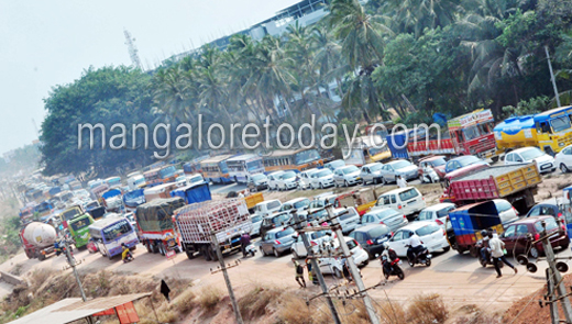 Mohiuddin Bava were also caught in the traffic chaos here